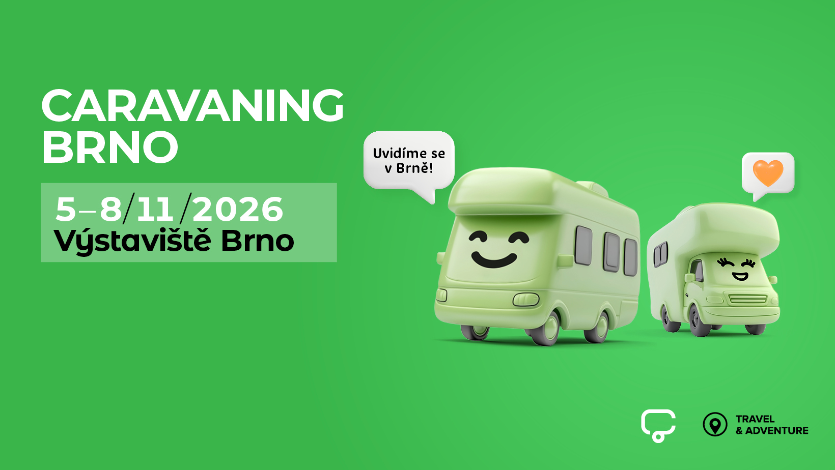 Caravaning Brno 5.-8. listopadu 2026
